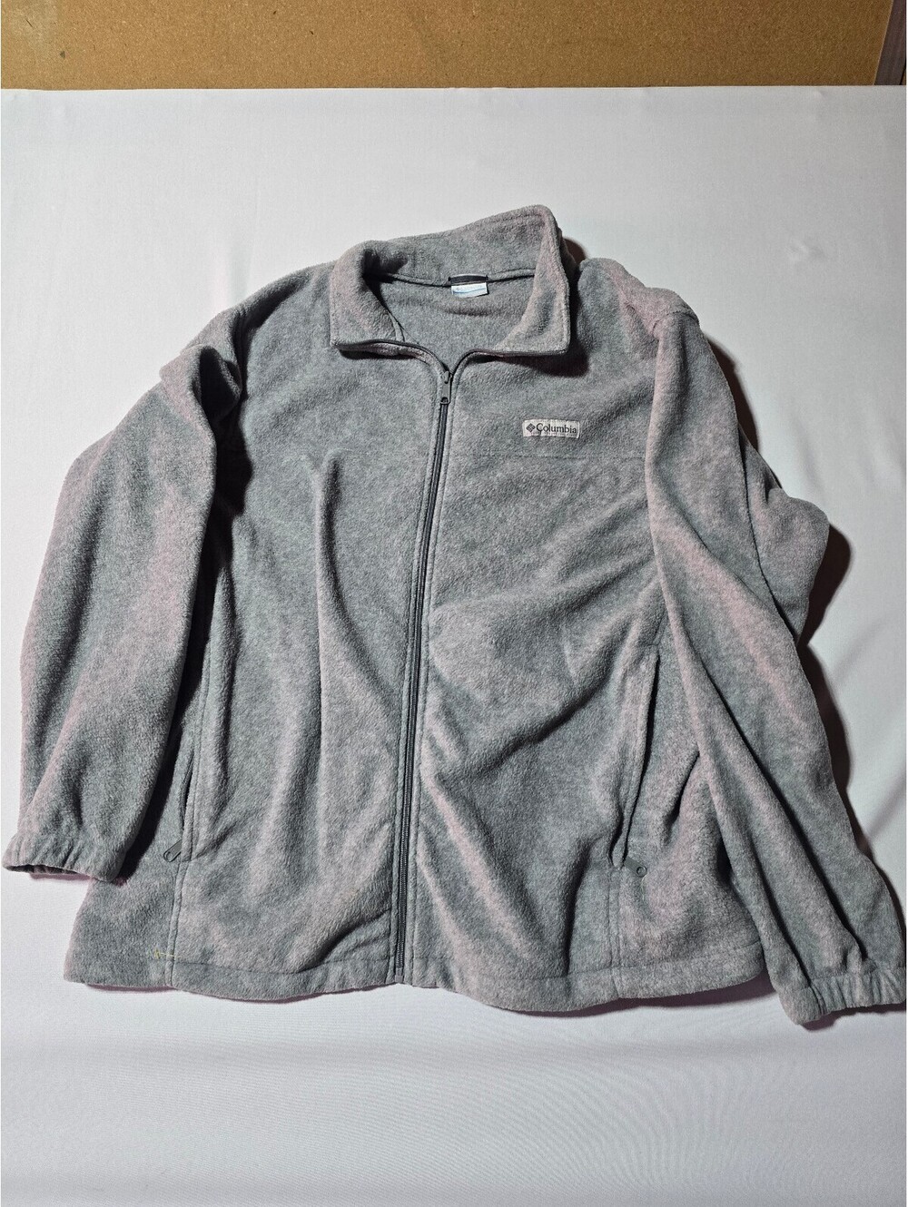 Columbia Sportswear Company Gray Fleece Jacket Size 2X